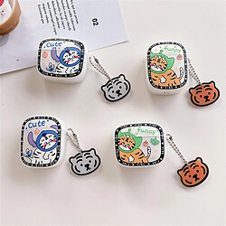 GUPBOO Airpods Coque Housse Étui Protecteur Compatible pour AirPods 3-dessin animé mignon petit tigre