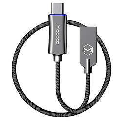 Acheter Wewoo Cable USB-C / Type-CMale Vers USB 3.0 Câble double pour charge rapide + déconnexion automatique, pour Galaxy S8 et S8 + / LG G6 / HuP10 P10 Plus / Xiaomi Mi6 Max 2 autres téléphones intelligents, longueur: 1,0 m (gris)