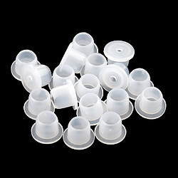 Acheter lots 20pcs bouteilles en verre clair dram flacons avec bouchon à vis noir marron 1ml