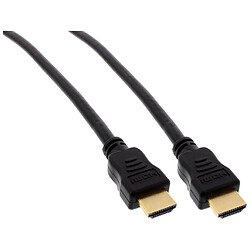 NEDIS Câble HDMI haute vitesse InLine® avec Ethernet, 4K2K, M / M, contacts noirs et dorés, actif, 10 m