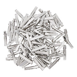 50x Fer Plat Simple Broche Canard Alligator Pinces à Cheveux Bricolage Arcs 50pcs 6x55mm