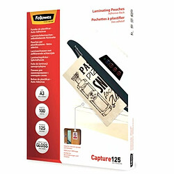 Couvertures de plastification Fellowes 5329001 Transparent A3 (100 Unités)