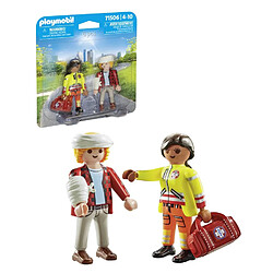 Avis Playmobil® 71506 - Playmobil - Secouriste avec blessé