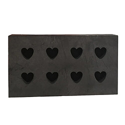 8 coeur Forme Graphite Lingot Moule, Non Ferreux En Métal Or Argent En Aluminium de Cuivre de Fusion de Zinc Coulée Moule Bar