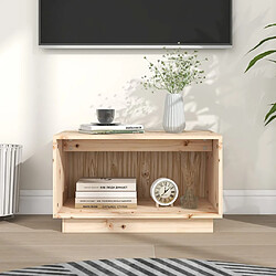 vidaXL Meuble TV 60x35x35 cm Bois de pin massif