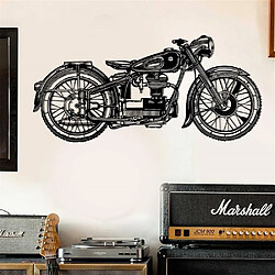 DEKORY Décoration Murale en Métal Moto Vintage - 95x45 cm