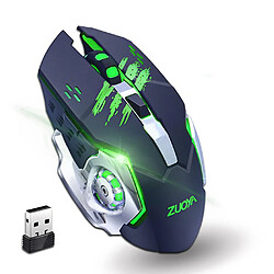 Universal Vente! Mouse sans fil de jeu silencieuse 2,4 GHz Souris sans fil rechargeable USB Souris optique de jeu rétroéclairée pour PC Ordinateurs portables 