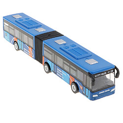 Acheter 1:64 Échelle d'alliage Pull Back Véhicule Autobus Diecast Toy Cadeau pour les enfants Bleu