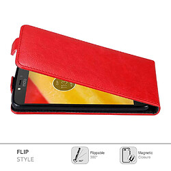 Cadorabo Coque Motorola MOTO C PLUS Etui en Rouge