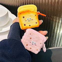 GUPBOO Airpods Coque Housse Étui Protecteur Compatible pour AirPods 3-Ins manque d'expression de biscuit de coin