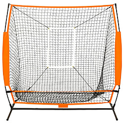 vidaXL Filet d'entraînement baseball multisport Noir 174x76x158,5 cm