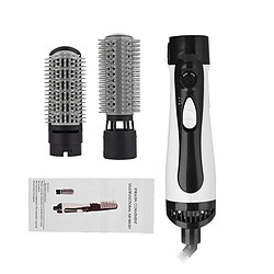 Universal Sèche-cheveux professionnel 2 en 1 Brosse à air chaud Lisseur de cheveux renforcé Peigne Brosse à poils Fer à repasser Styling Machine Pince à ondes