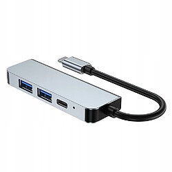 GUPBOO Adaptateur Hub 2 x USB-A USB-C TYPE-C HDMI vers ordinateur portable,JL918