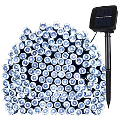 Wewoo Guirlande 17m 100 LEDs IP44 Panneau solaire étanche Fée lampe vacances décorative lumière blanche