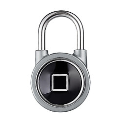 Wewoo Cadenas Déverrouillage à distance du à d'empreinte digitale Bluetooth intelligente pour iOS / Android (argent)