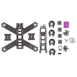 Kit de cadre en fibre de carbone QAV210 Mini 210mm Quadcopter 3K avec protecteurs de moteur