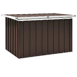 Helloshop26 Coffre boîte meuble de jardin rangement 109 x 67 x 65 cm marron 02_0013093