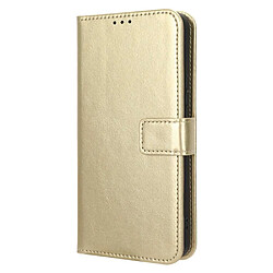 Acheter Htdmobiles Housse pour Nokia C12 / C12 Pro / C12 Plus - etui coque pochette portefeuille + verre trempe - OR