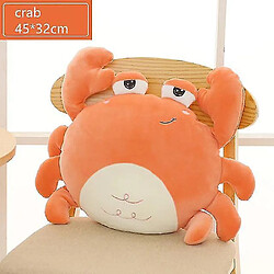 Universal 45 * 32cm crabe riche homme en peluche lit doux lit confortable poupée rouge)