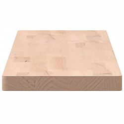 Acheter vidaXL Étagère murale 100x20x2,5 cm bois massif de hêtre