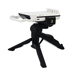 Wewoo Support Holder noir pour GoPro HERO 4/3 / 3+ / SJ4000 / SJ5000 / SJ6000 Sports DV / Appareil photo numérique / iPhone, Galaxy et autre téléphone portable Poignée de main / Mini trépied Steadicam Courbe avec clip droit