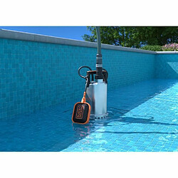 Avis Black & Decker Black+Decker BXUP750XCE Pompe submersible eaux claires (750 W, Portée Max. 11.000 L/H, Prévalence Max. 8.5 m)