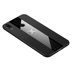 Wewoo Coque Souple Pour Huawei Honor Play XINLI Tissu de couture Antichoc TPU Housse de protection Noir