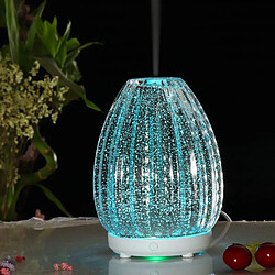 Wewoo Purificateur d'air 100 ml Creative Vase Shape Aromathérapie Machine 3D Verre Humidificateur avec Lampe LED Colorée