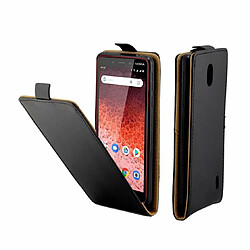 Wewoo Housse Coque Etui en cuir Business Style TPU à bascule verticale avec fente pour carte Nokia 1Plus noir