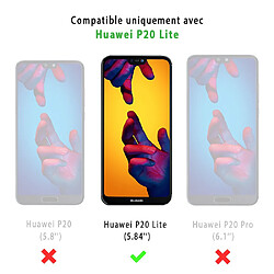 Coque Huawei P20 Lite anti-choc souple angles renforcés transparente Ananas Violet Evetane.