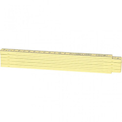 KS TOOLS 300.0061 Mètre pliant jaune en composite L.2m pas cher