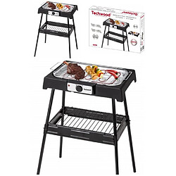 Acheter Techwood Barbecue Electrique 2000W sur Pieds ou de Table noir avec variateur lumineux 2000W