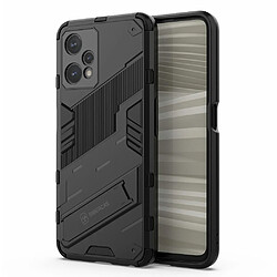 Coque en TPU anti-griffes avec béquille, noir pour votre Realme 9 Pro