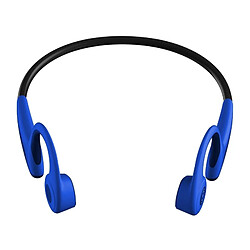 Wewoo Oreillette Bluetooth Casque stéréo Z8 de conduction osseuse V5.0 avec au dessus de l'oreille, pour iPhone, Samsung, Huawei, Xiaomi, HTC & autres téléphones intelligents bleu