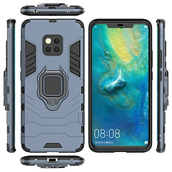 Acheter Wewoo Coque Housse de protection antichoc PC + TPU pour HuMate 20 Pro, avec support d'anneau magnétique (bleu marine)