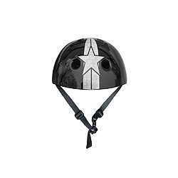 STAMP Casque Skate Black Star avec Molette d'Ajustement - Taille 54-60 cm