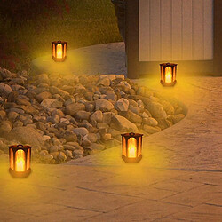 Universal Énergie solaire 96 LED effet flamme lampes suspendues étanche jardin pelouse arbre déco