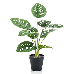 Emerald Buisson Monstera artificiel Monkey 43 cm en pot