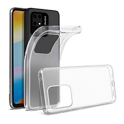 Htdmobiles Coque pour Xiaomi Redmi 10C / Poco C40 - housse etui silicone gel fine + film ecran - TRANSPARENT TPU