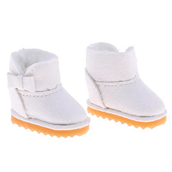 Avis bottes de neige bowknot de mode chaussures pour 12 '' blythe poupées vêtements blanc