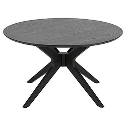 Acheter Toilinux Table basse ronde en MDF - Noir