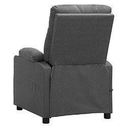 Acheter vidaXL Fauteuil électrique de massage Gris clair Tissu