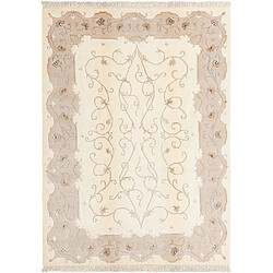 Vidal Tapis de laine 239x175 beige Darya