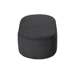 Bestmobilier Miro - pouf en velours texturé