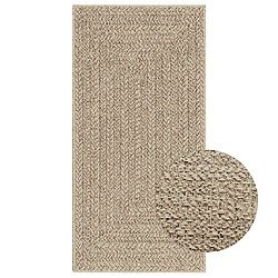 vidaXL Tapis ZIZUR beige 60x110 cm aspect de jute intérieur extérieur