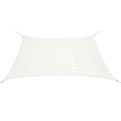 ComfortXL Voile D'ombrage Pehd Rectangulaire 4 X 6 M Blanc