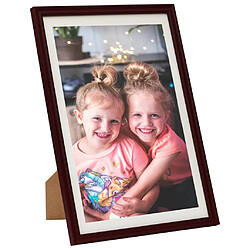 vidaXL Collage de cadres photo 3 pcs pour mur Rouge foncé 59,4x84 cm