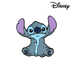 Broche Stitch Disney Métal Bleu Gris