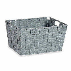 Kipit Panier Multi-usages Gris Tissu 5 L 30,4 x 14 x 20 cm (18 Unités)