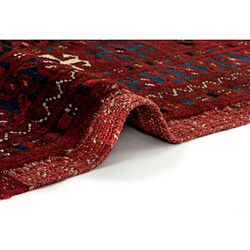 Avis Vidal Tapis de laine 161x105 rouge Afghan